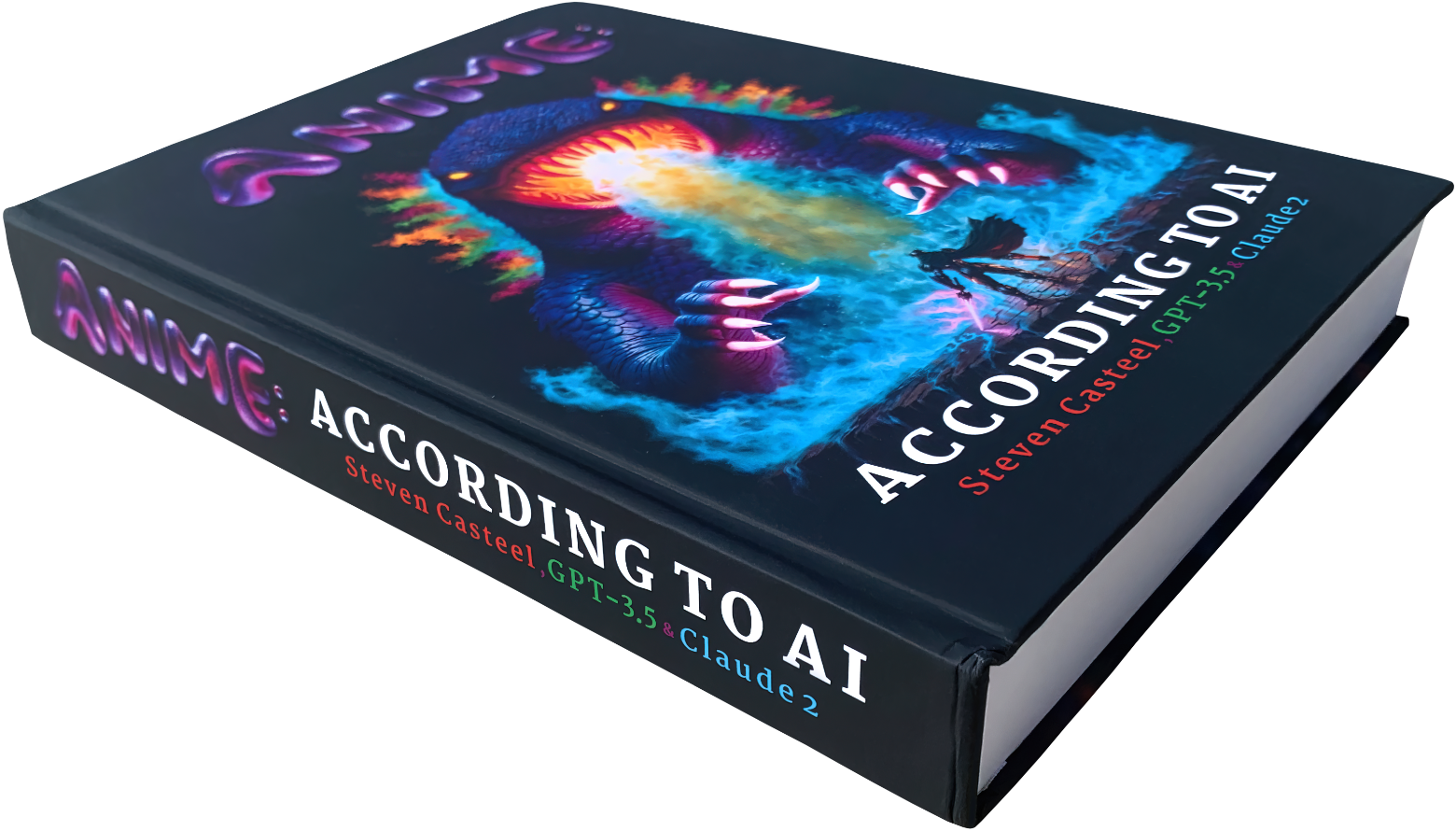 Anime According to AI book spine